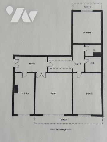 Appartement 3 pièces 99m²