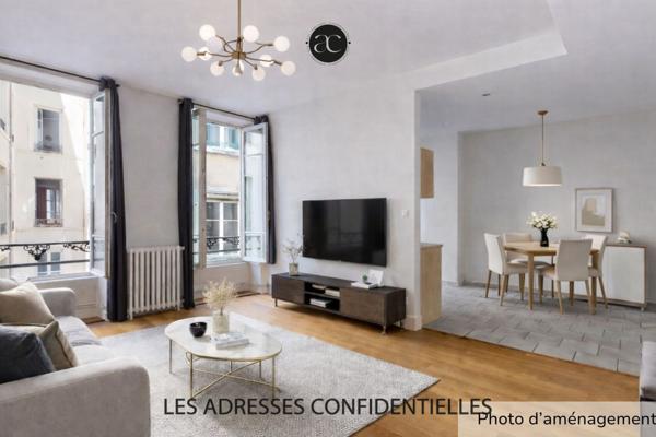 LYON 2 - Cœur presqu'île dans superbe copropriété - Bel appartement 3 pièces