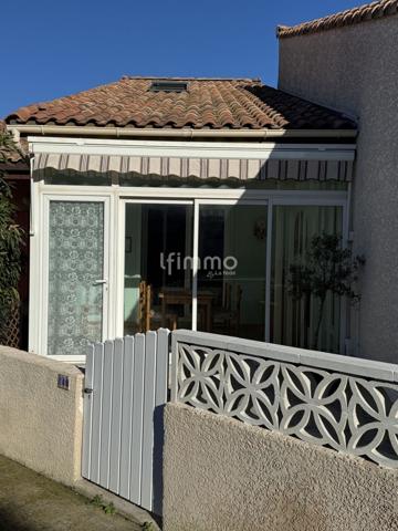 maison mitoyenne – 2 chambres – terrasse – piscine – fleury