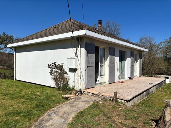 Maison, 2 chambres, garage, jardin 1439 m2
