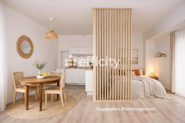 Appartement 2 pièces - 44 m² Exclusivité efficity