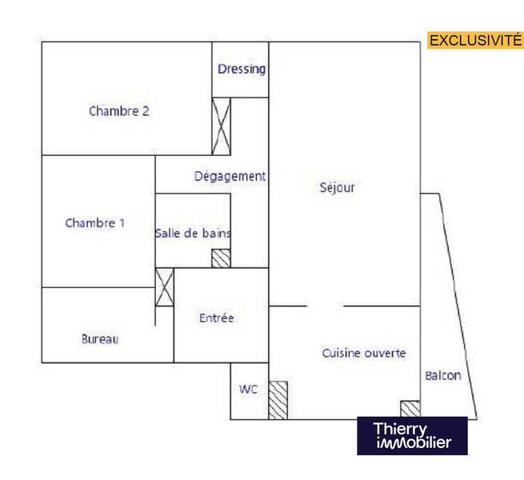 Appartement 3 pièces - 44400 Rezé -  Rezé