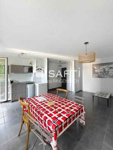 Appartement avec garage, cave, climatisation.