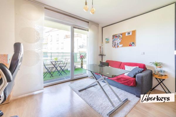 Appartement 33 m² - 2 pièces avec balcon et parking intérieur