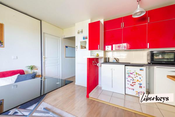 Appartement 33 m² - 2 pièces avec balcon et parking intérieur