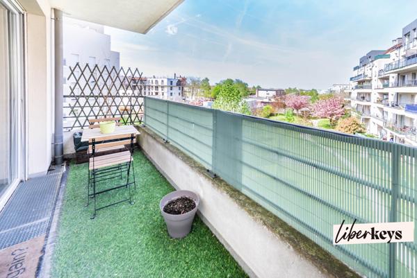 Appartement 33 m² - 2 pièces avec balcon et parking intérieur