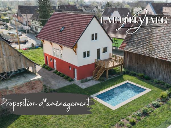 Sermersheim (67230) MAISON NEUVE 128 m² – PRÊTE À DÉCORER – DPE A – GARANTIE DÉCENNALE – 5 ARES – SERMERSHEIM