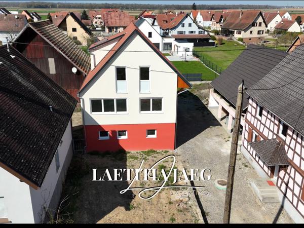 Sermersheim (67230) MAISON NEUVE 128 m² – PRÊTE À DÉCORER – DPE A – GARANTIE DÉCENNALE – 5 ARES – SERMERSHEIM