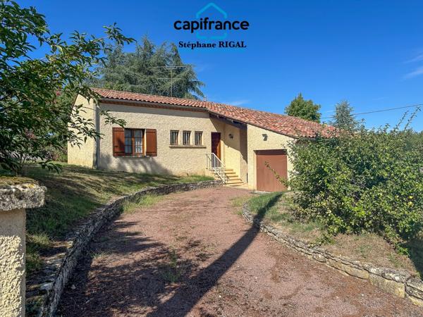 Maison à vendre 5 pièces FUMEL (47) 100m2 habitables sur 1135m2 de terrain