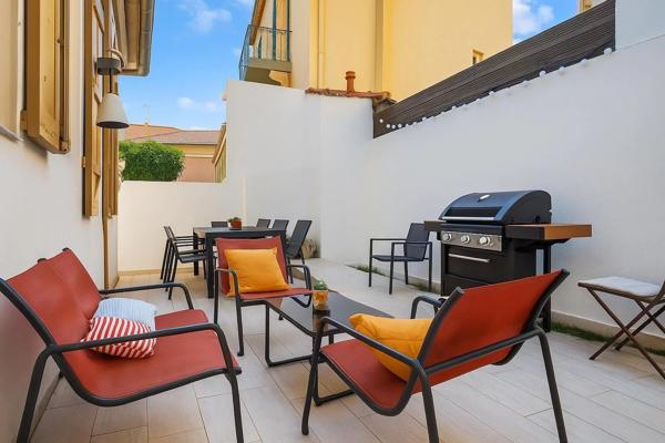Maison individuelle 4 pièces à vendre au Cannet Mairie avec jardin, terrasse et balcon