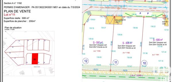 Terrain à vendre 603 m² Ambérieu-en-Bugey