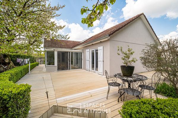 Ecrin de verdure aux portes de Lyon