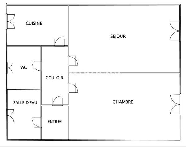 Appartement 2 pièces - 40 m² Exclusivité efficity