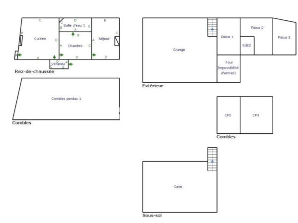 Maison 2 pièces - 50 m² Exclusivité efficity