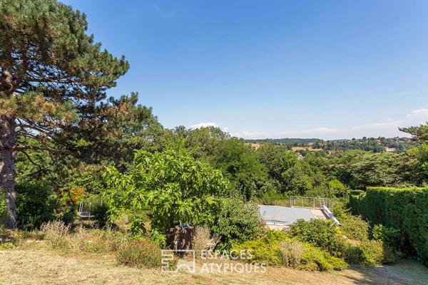 Maison avec jardin et piscine