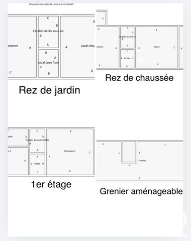 Maison à vendre 4 pièces 82,74 m² Le Blanc