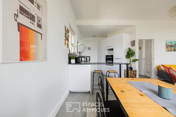 Appartement bohème chic et vue mer à Royan Foncillon