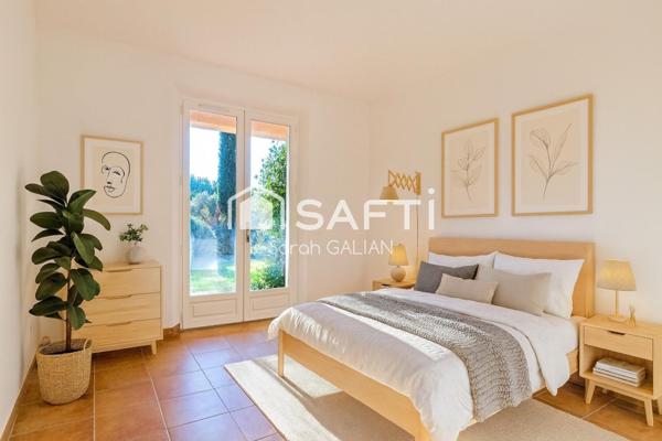 Maison de plain-pied 5 pièces, lumineuse et au calme