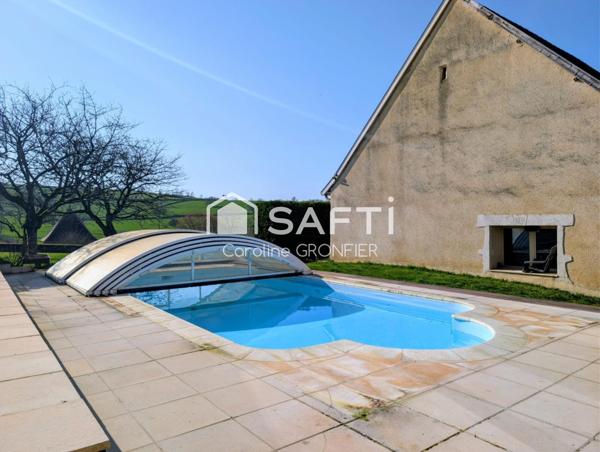 Proche Charolles - Propriété 246m² avec piscine et dépendances