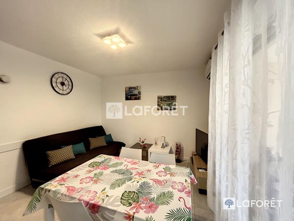 Location appartement près de CANET EN ROUSSILLON - 2 pièce(s) - 29 m² - 620 €/mois