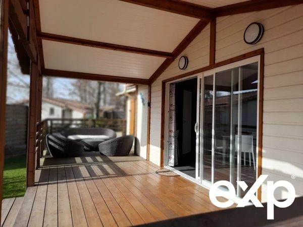 AZUR / SOUSTONS – Chalet T4 A VENDRE au calme dans un environnement unique