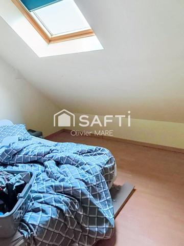 Appartement 60 m², DUPLEX, 2 chs, 3ième étage, centre ville de Flers