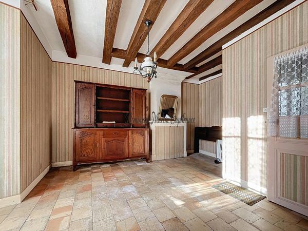 Maison à vendre 3 pièces VILLEDIEU LE CHATEAU (41) –dépendance – cave jardin