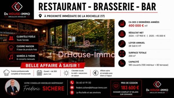 Commerce à vendre 4 pièces de 200 m²