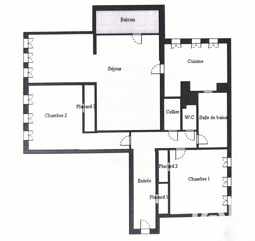 Appartement à vendre 4 pièces 76,76 m² Chatou