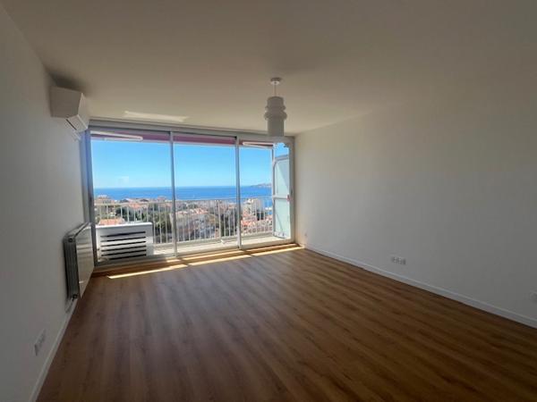Marseille (13007) LOCATION APPARTEMENT MEUBLÉ TYPE 4 88M2 BALCON FILANT SPLENDIDE VUE MER ET VALLON DES AUFFES 35 BD CIEUSSA 130