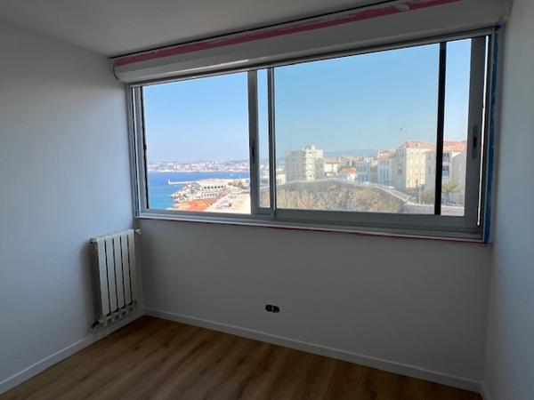 Marseille (13007) LOCATION APPARTEMENT MEUBLÉ TYPE 4 88M2 BALCON FILANT SPLENDIDE VUE MER ET VALLON DES AUFFES 35 BD CIEUSSA 130