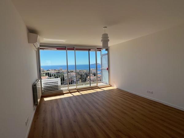 Marseille (13007) LOCATION APPARTEMENT MEUBLÉ TYPE 4 88M2 BALCON FILANT SPLENDIDE VUE MER ET VALLON DES AUFFES 35 BD CIEUSSA 130