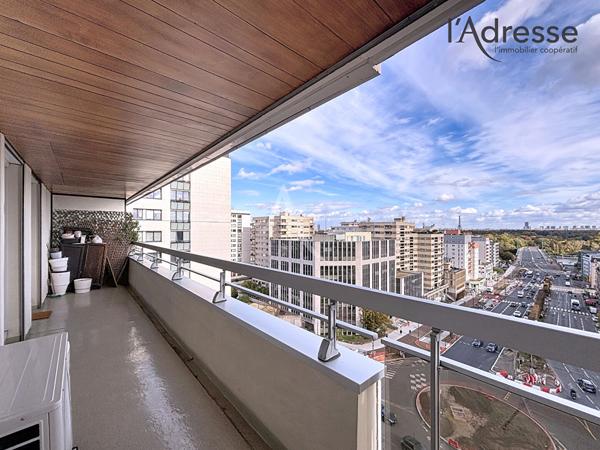 Appartement 82m² 4 pièces avec vue panoramique sur Paris et le bois de Boulogne