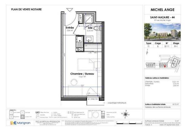 Appartement 1 pièce - 44600 Saint-Nazaire