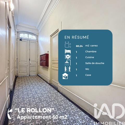 Appartement à vendre 2 pièces 60 m² Rouen