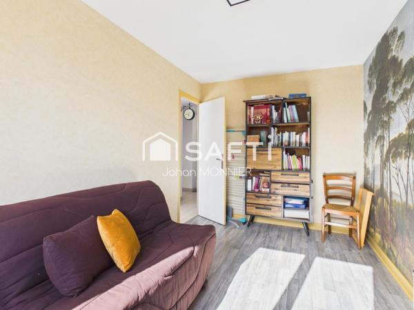 Appartement T3 de 64 m2 fonctionnel, 2 balcons, garage dans une résidence sécurisée à deux pas du centre ville