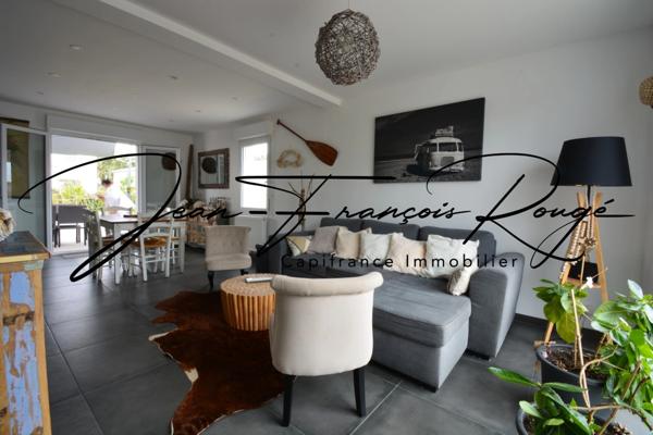 Saint-Germain sur Ay plage, maison contemporaine de 105 m² construite en 2021, avec vie de plain-pied !!!