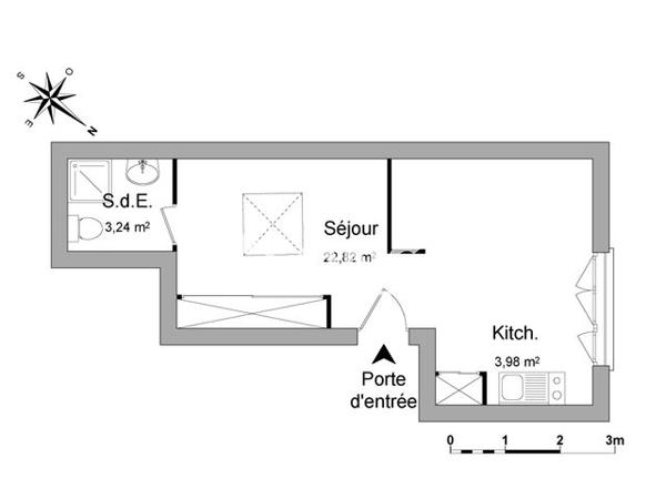 Location Appartement 2 pièces 30.04 m² - 2 RUE PIERRE ET MARIE CURIE Mont De Marsan 40000