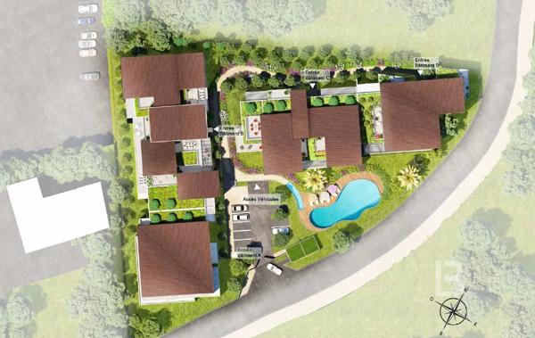 Bel apartement 3 pièces en bordure du golf de la Grande Bastide