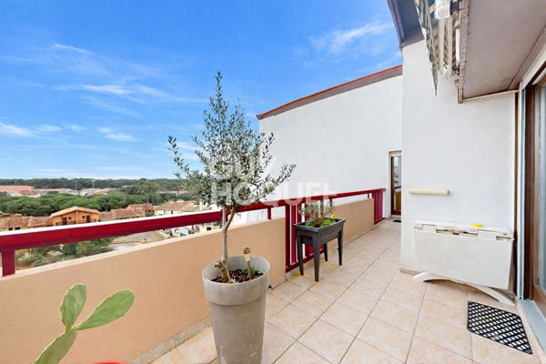 Appartement T4 au dernier étage avec terrasses au port de Capbreton