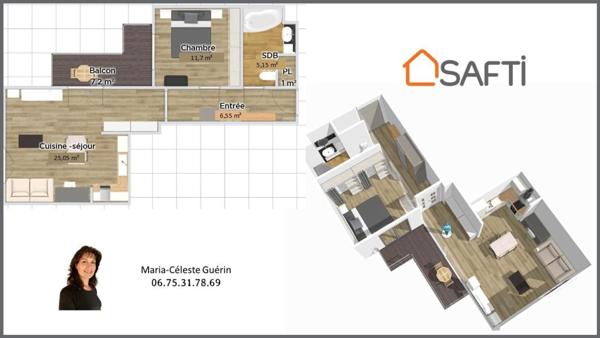T2 à Mantes-la-Ville : idéal primo-accédants ou investisseurs !