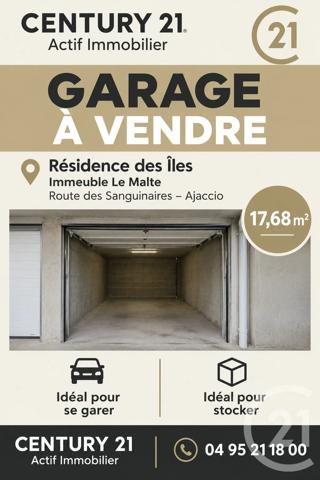 Parking à vendre  17,71 m 2   AJACCIO  - 201