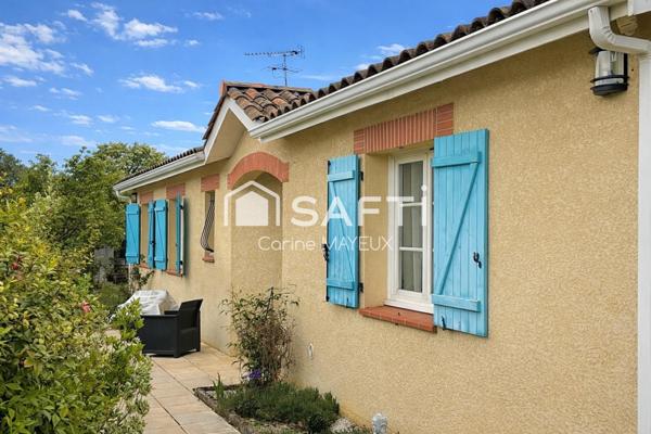 Maison 4 chambres avec piscine – 115 m² – Terrain 930 m² – Fronton