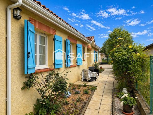Maison 4 chambres avec piscine – 115 m² – Terrain 930 m² – Fronton