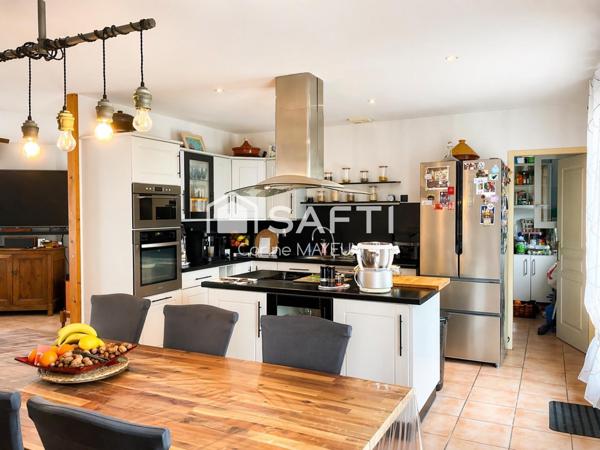 Maison 4 chambres avec piscine – 115 m² – Terrain 930 m² – Fronton