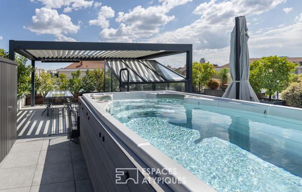 Rooftop d’exception avec terrasses et bassin de nage