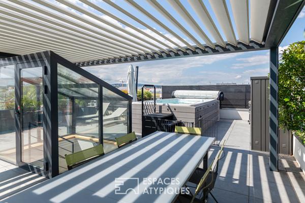 Rooftop d’exception avec terrasses et bassin de nage