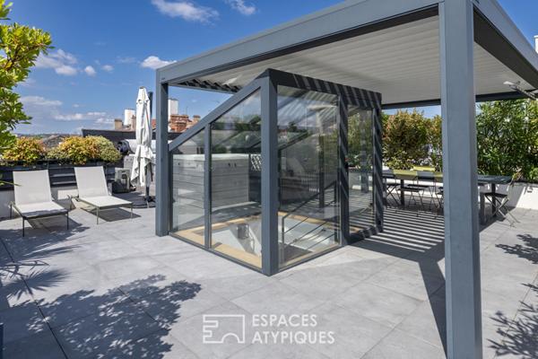 Rooftop d’exception avec terrasses et bassin de nage