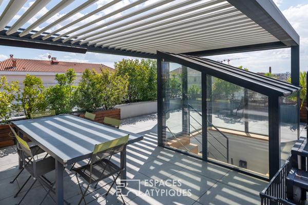 Rooftop d’exception avec terrasses et bassin de nage