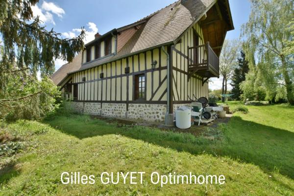 15MN de BERNAY MAISON DE CARACTÈRE T6 214000€ avec garage et 3000M² de terrain